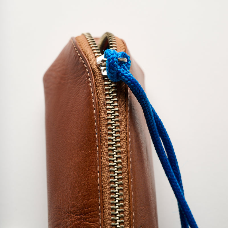 Leather Zip Pouch-Argentina