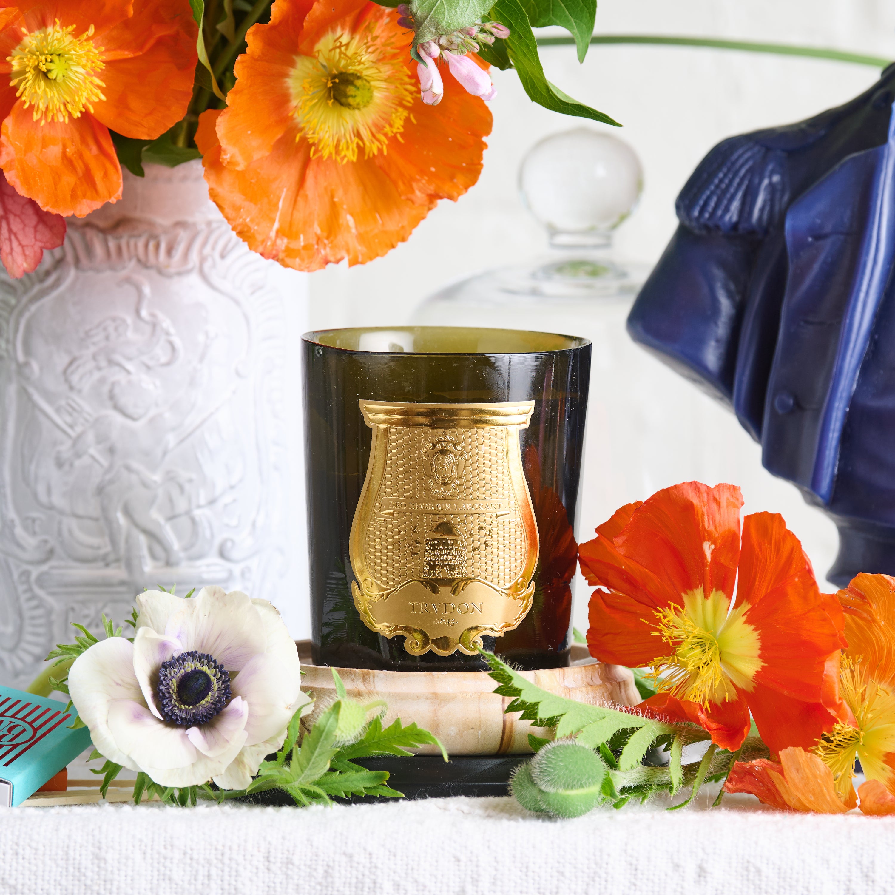 Cire Trudon Scented Candle, France- Ernesto – Blanche + Mimi