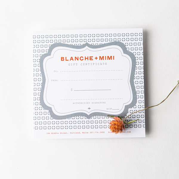 Blanche + Mimi Gift Card