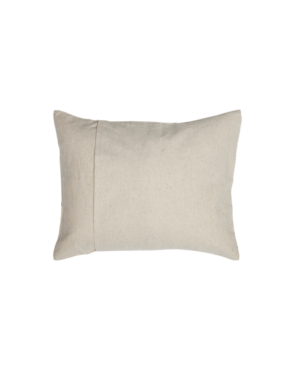 Small Cushion, Gray "Guirlandes de Fleurs"