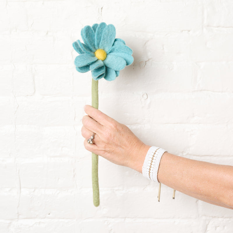 Handcrafted Felt Flowers-Nepal