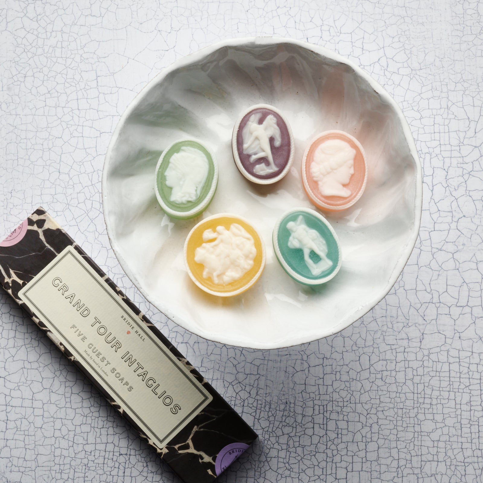 Bridie Hall Grand Tour Intaglio Guest Soaps-London – Blanche + Mimi
