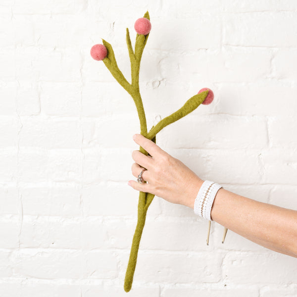 Handcrafted Felt Flowers-Nepal