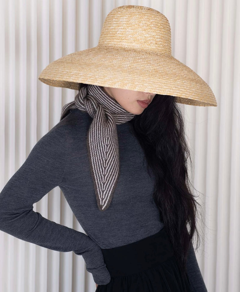 Sailor Organic Cashmere Rib Neck Scarf
