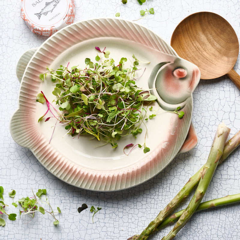 Vintage French Fish Plate