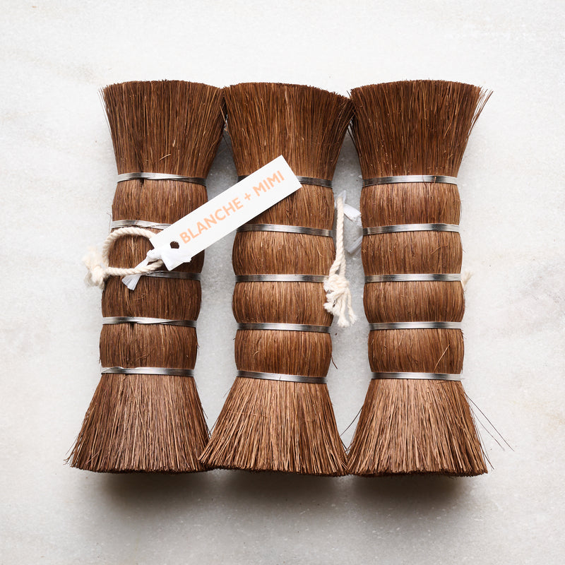 Palm Fiber Cleaning Brush-Japan
