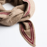 Cashmere bandanna scarf