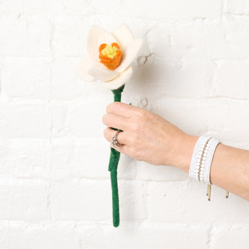 Handcrafted Felt Flowers-Nepal