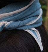 Cashmere Bandana Scarf-Surf