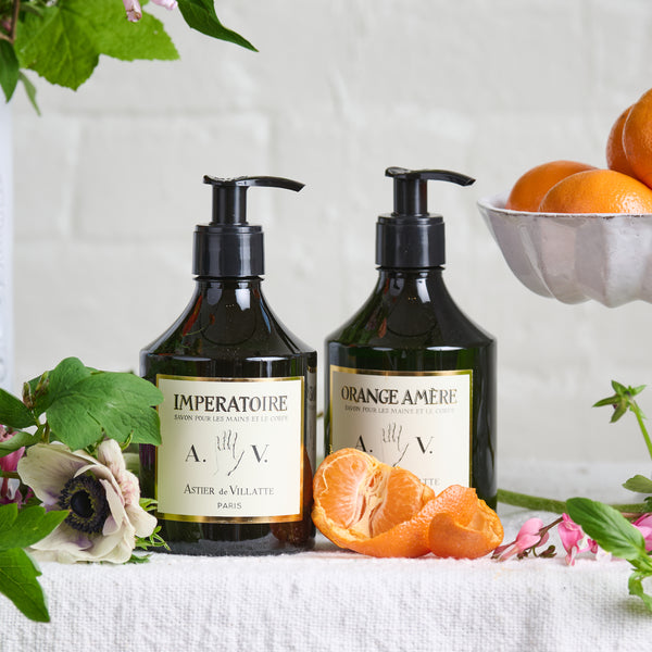 Astier de Villatte ORANGE AMÈRE 330ml Orange Amère Body and Hand Crème – Blanche + Mimi
