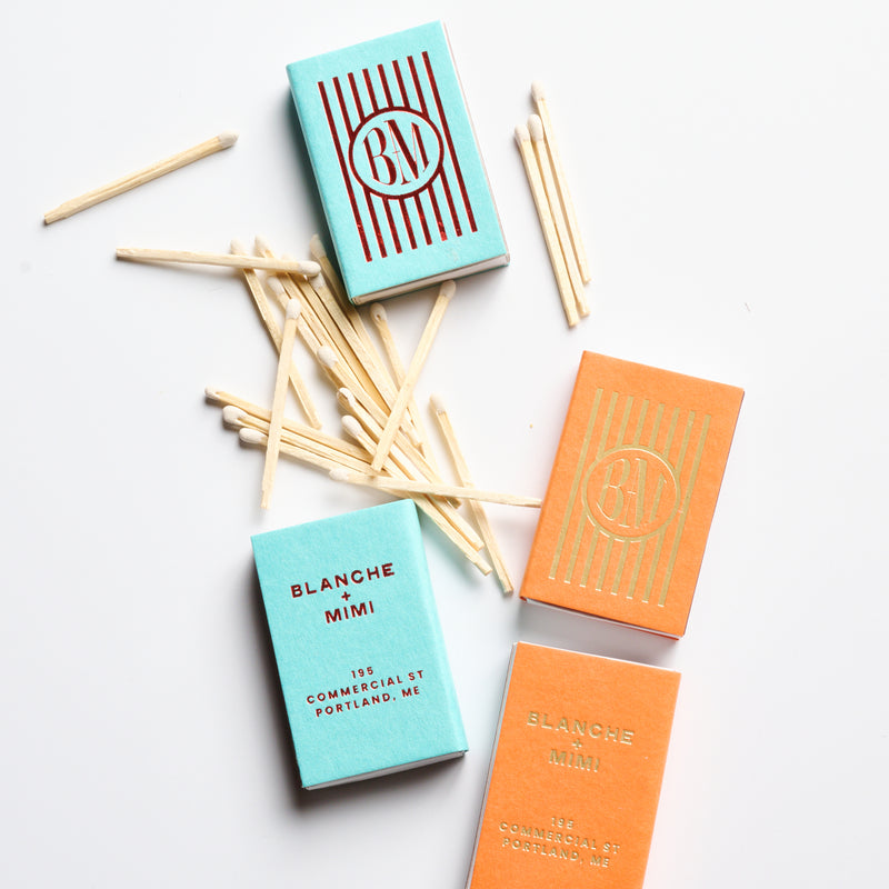 B Matches B+M Matches – Blanche + Mimi
