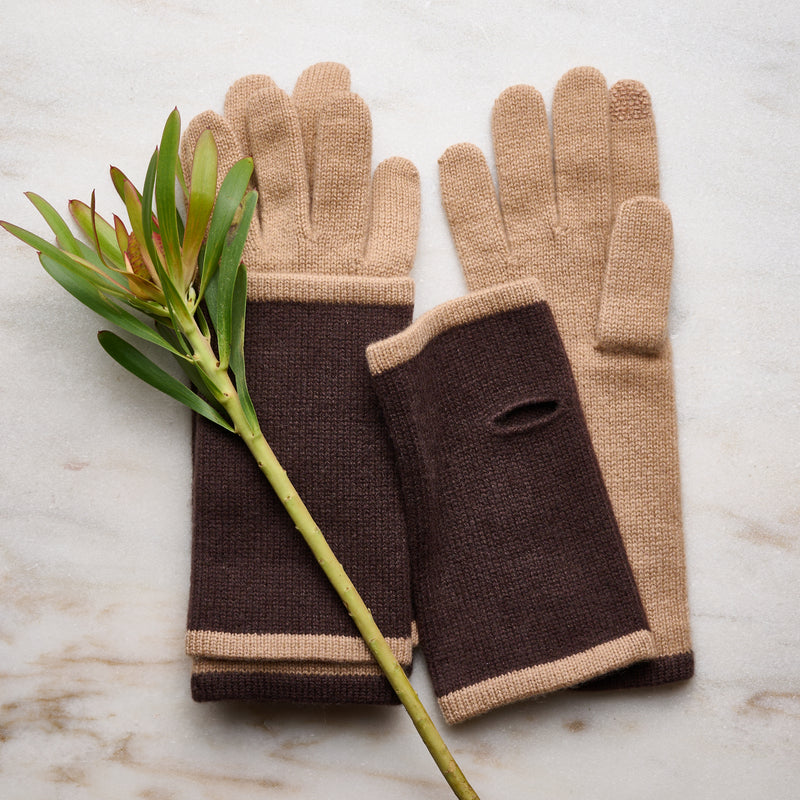 3-in-1  Cashmere Gloves