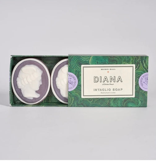 Bridie Hall Intaglio Soaps, Purple "Diana"