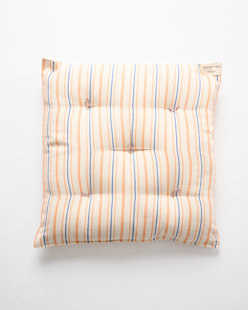 Blanche + Mimi & Tensira Africa, Square Chair Cushion- B+M EXCLUSIVE