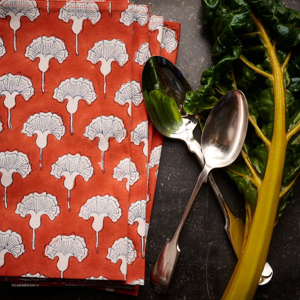 Block Printed Napkins-India