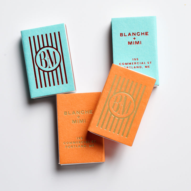 B Matches B+M Matches – Blanche + Mimi