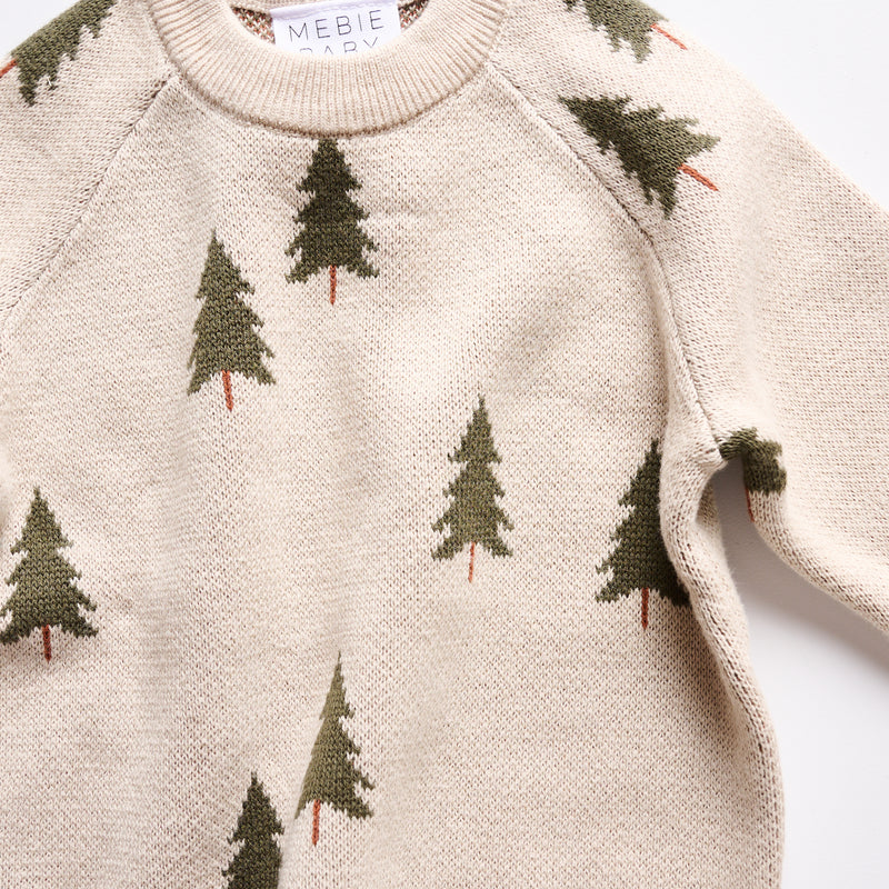 Pine Tree Knit Sweater