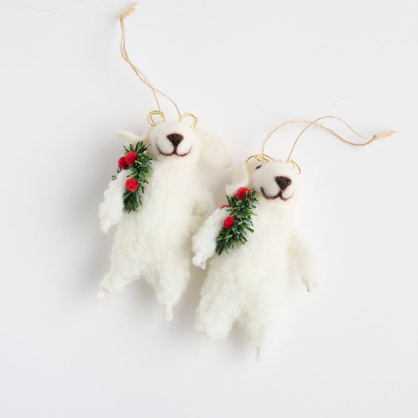 Felt Bear Ornament