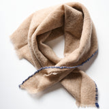 Mini Cashmere Bandana Scarf-Oatmeal