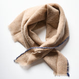 Mini Cashmere Bandana Scarf-Oatmeal