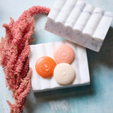 Scalloped Marble Soap Dish