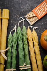Beeswax Asparagus Taper Candle