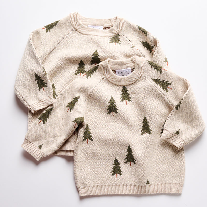 Pine Tree Knit Sweater