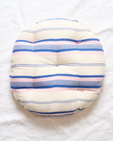 B+M & TENSIRA AFRICA ROUND CHAIR CUSHION, CAPRI STRIPE-SALE!