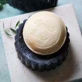 Fluted Black Marble Soap Dish