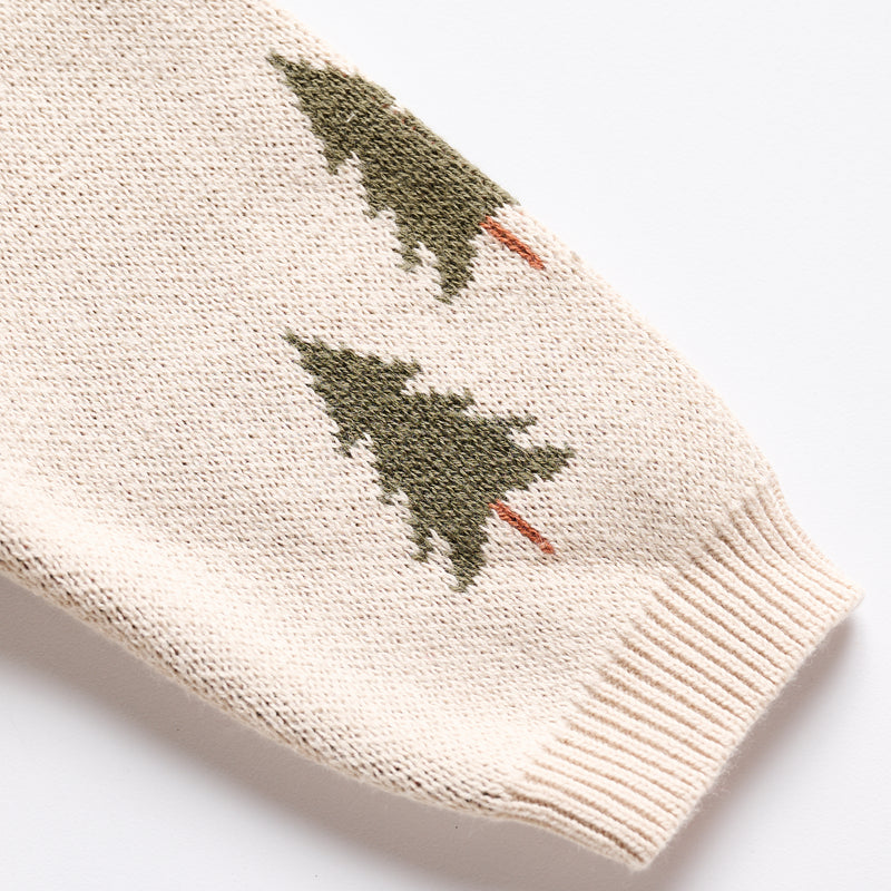Pine Tree Knit Sweater