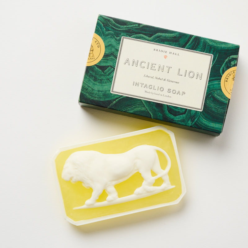 Ancient Lion Intaglio Soap-England