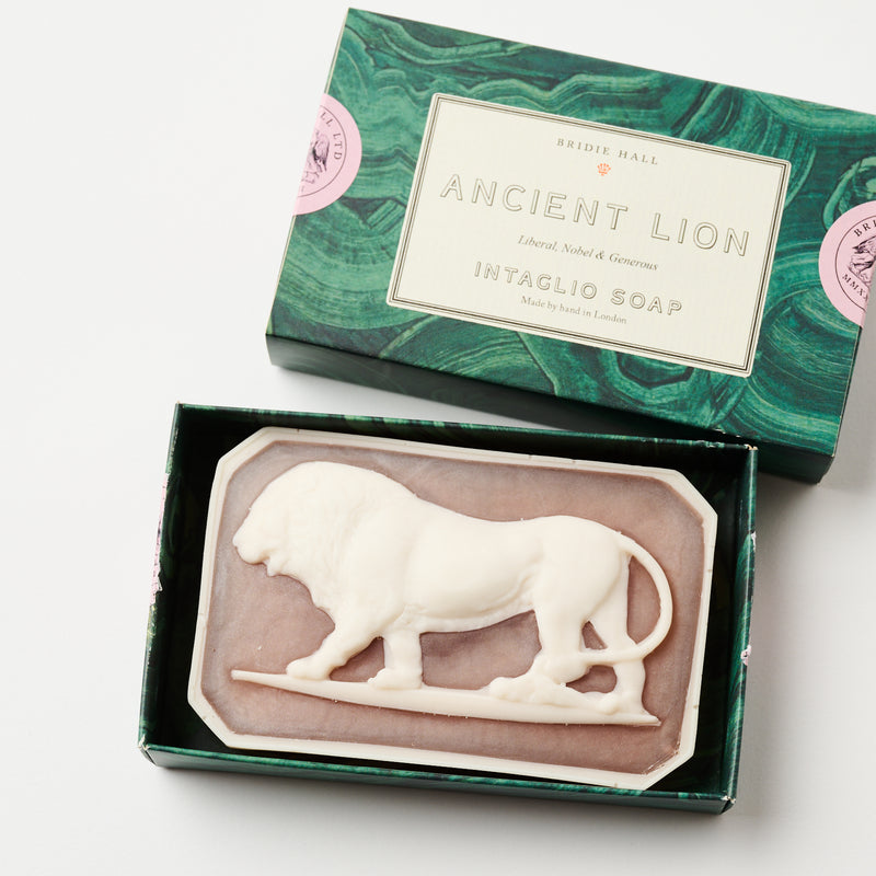 Ancient Lion Intaglio Soap-England