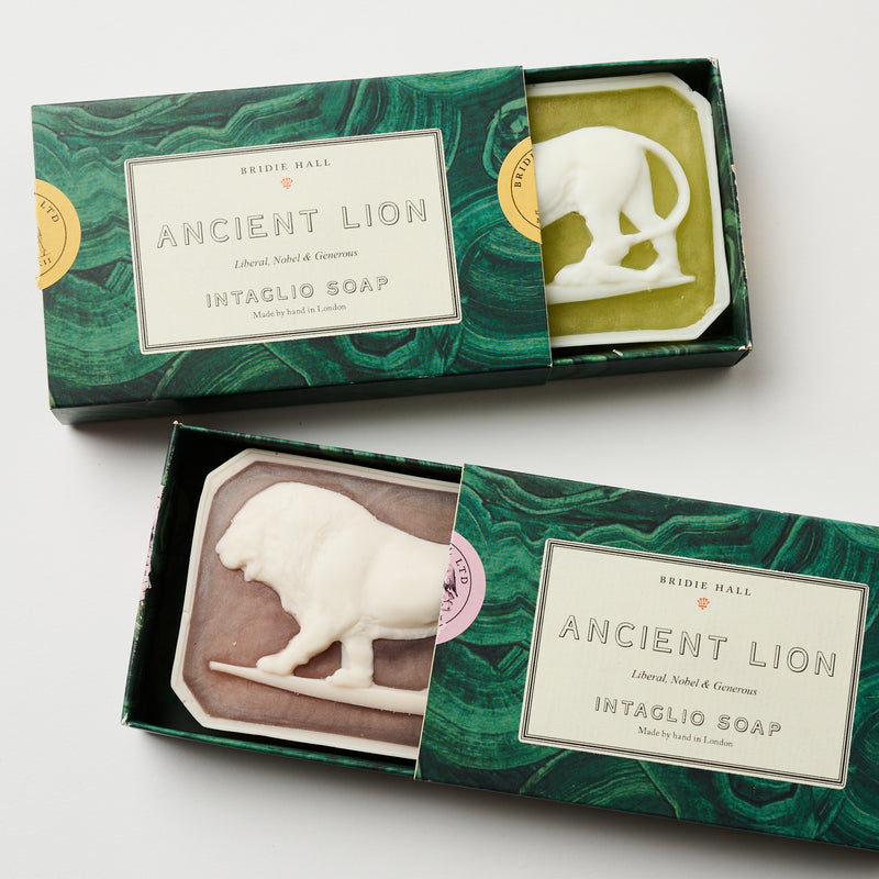 Ancient Lion Intaglio Soap-England