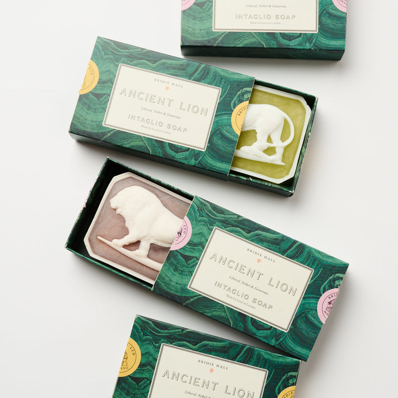 Ancient Lion Intaglio Soap-England