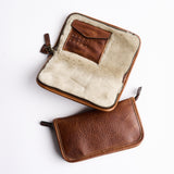 Shearling Lined Accessories Case