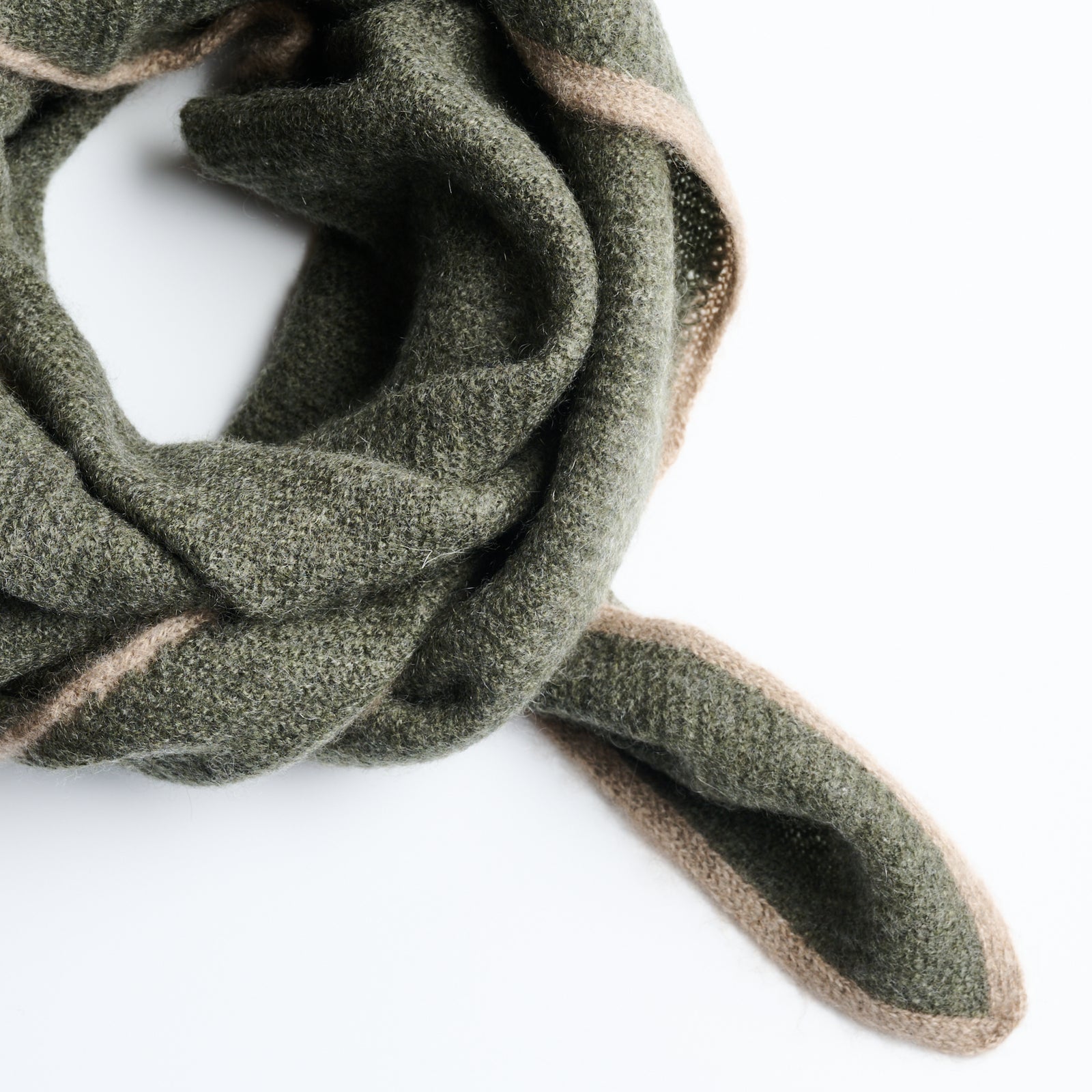 Cashmere Bandana Scarf-Pine – Blanche + Mimi