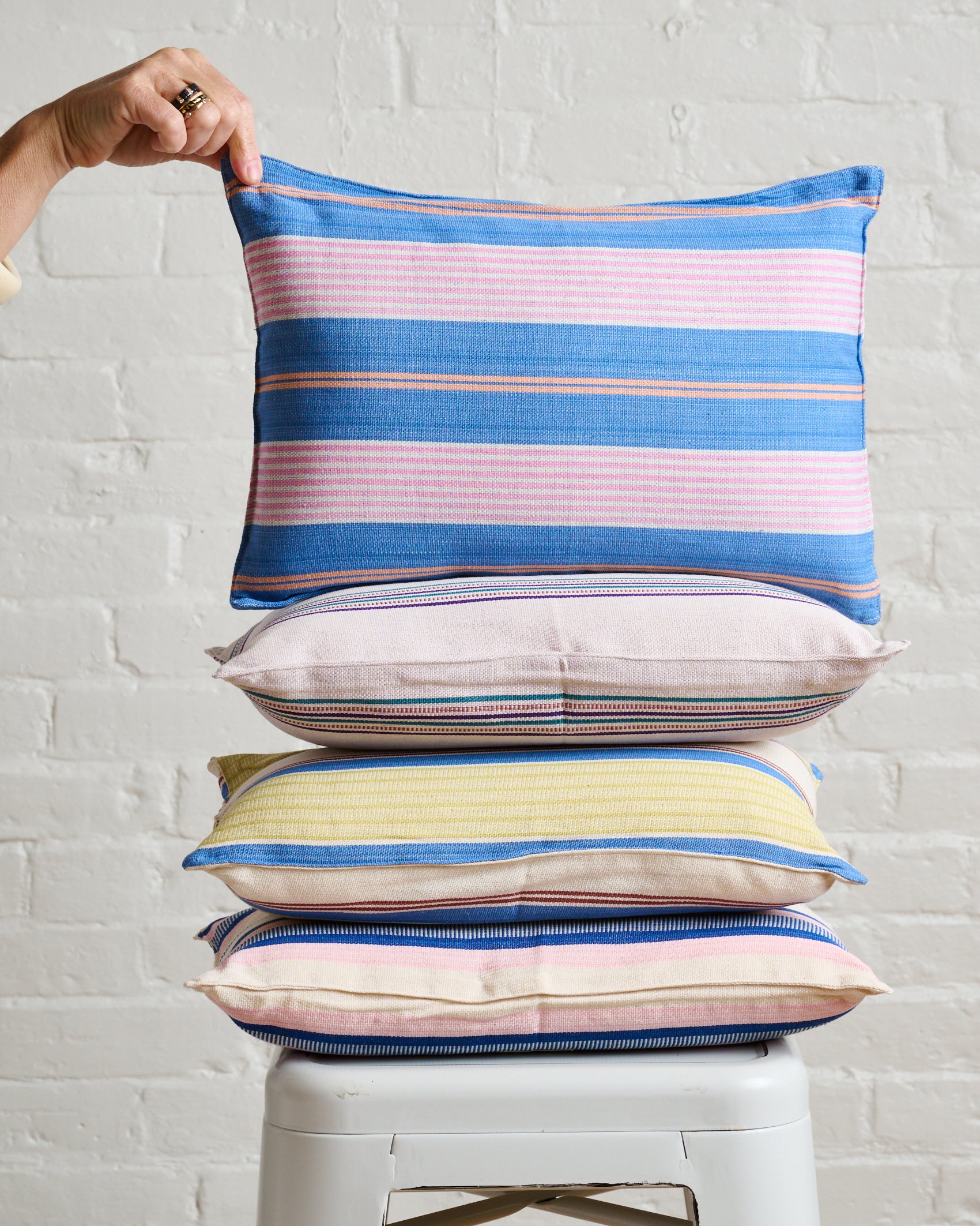 Mini pillow, Riviera Collection-Blanche + Mimi & Tensira Africa Exclusive, Sun Soaked Mexican Striped