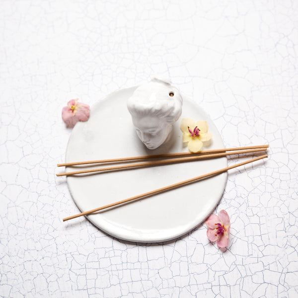 Antoinette Incense Holder-Astier de Villatte – Blanche + Mimi