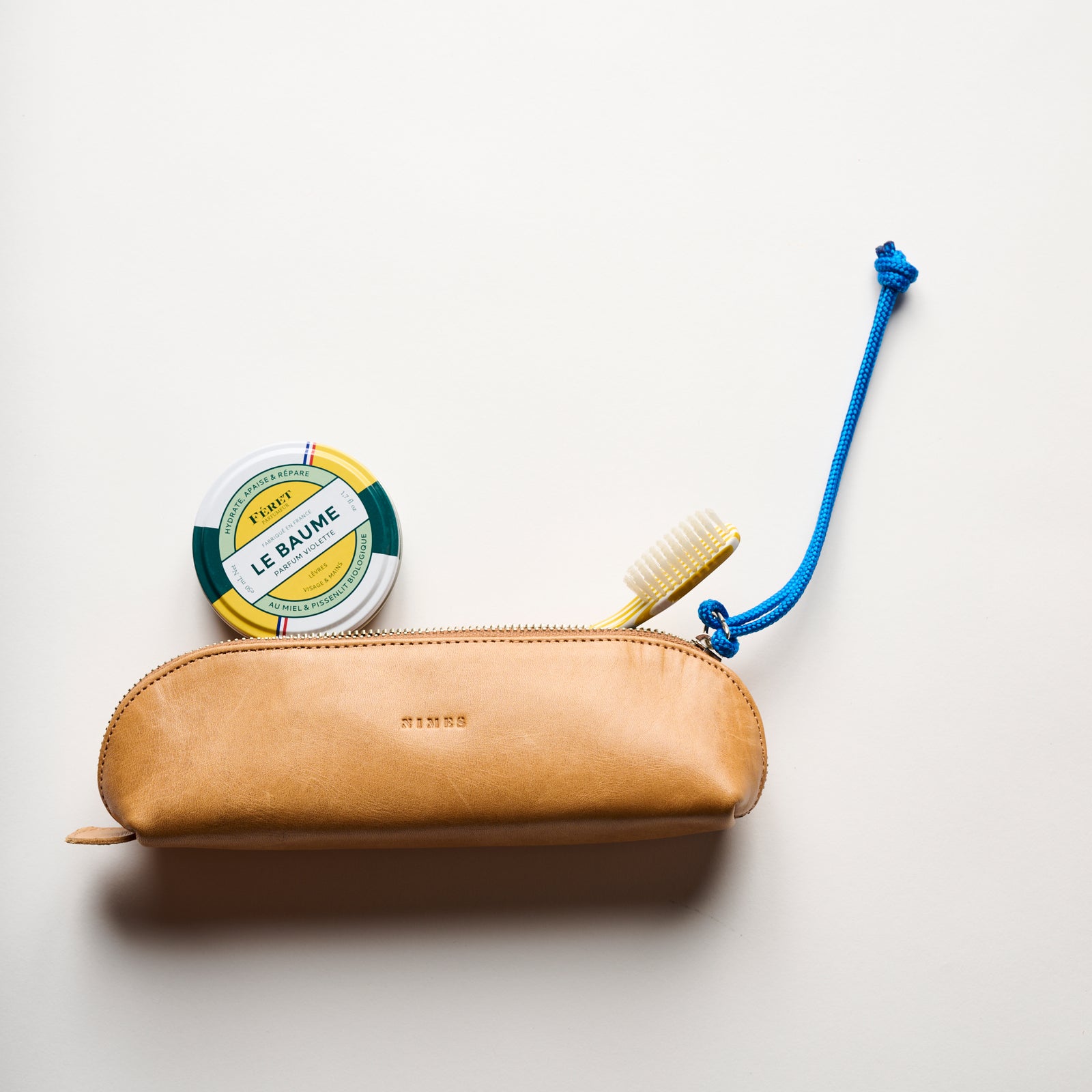 Leather Zip Pouch-Argentina – Blanche + Mimi