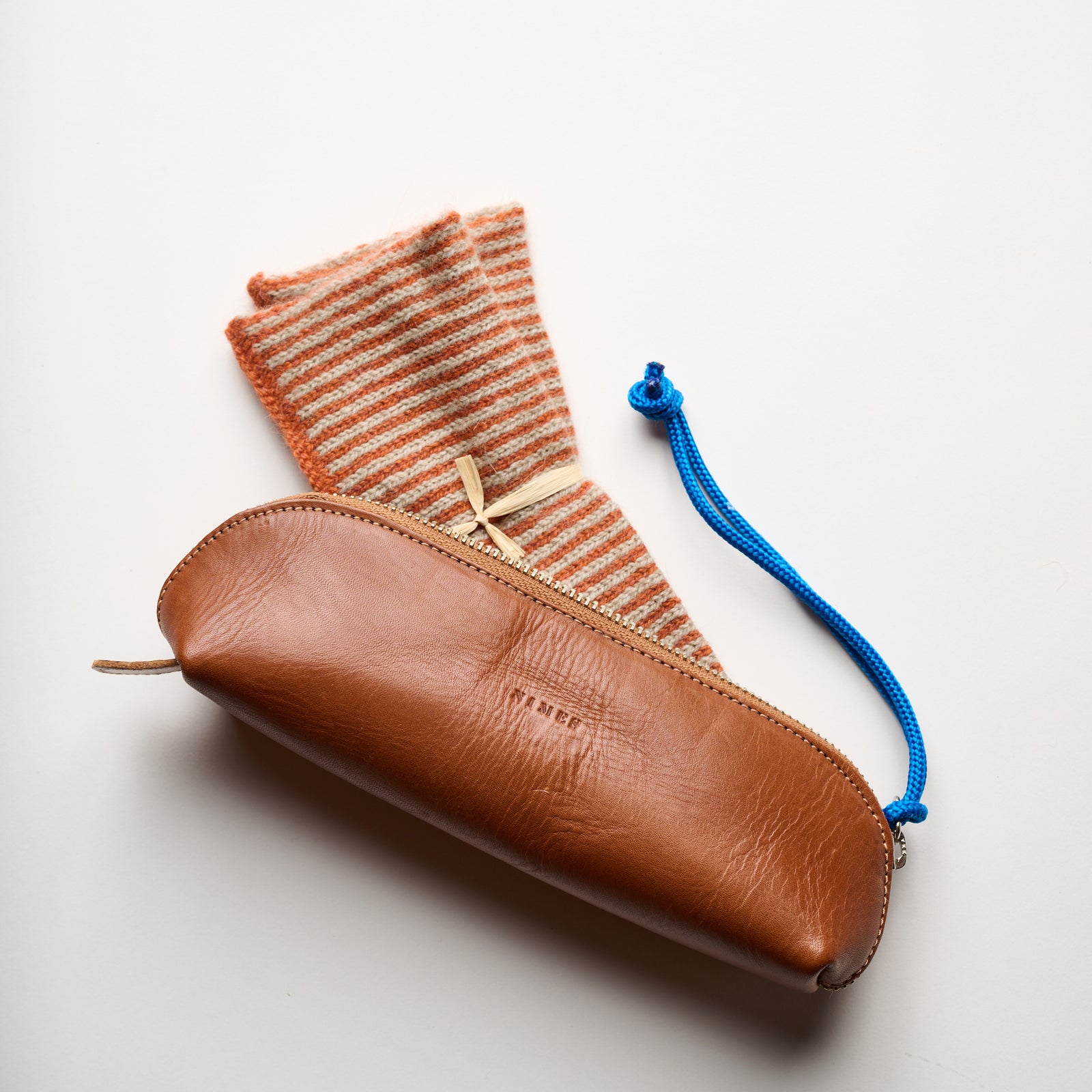 Leather Zip Pouch-Argentina – Blanche + Mimi