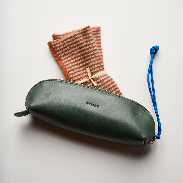Leather Zip Pouch-Argentina