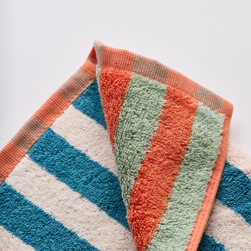 Turkish Stripe Bath Sheet, Striped Pattern Oversized Bath Towel