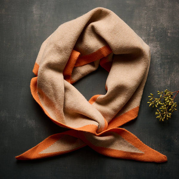 Wool Triangle Scarf