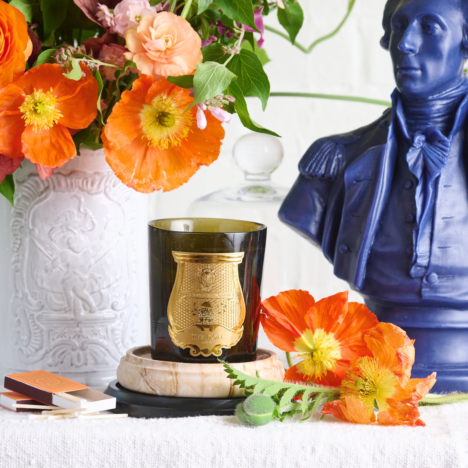 Cire Trudon Scented Candle, France- Ernesto – Blanche + Mimi