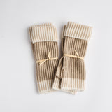 Fingerless Cashmere Gloves-Oat