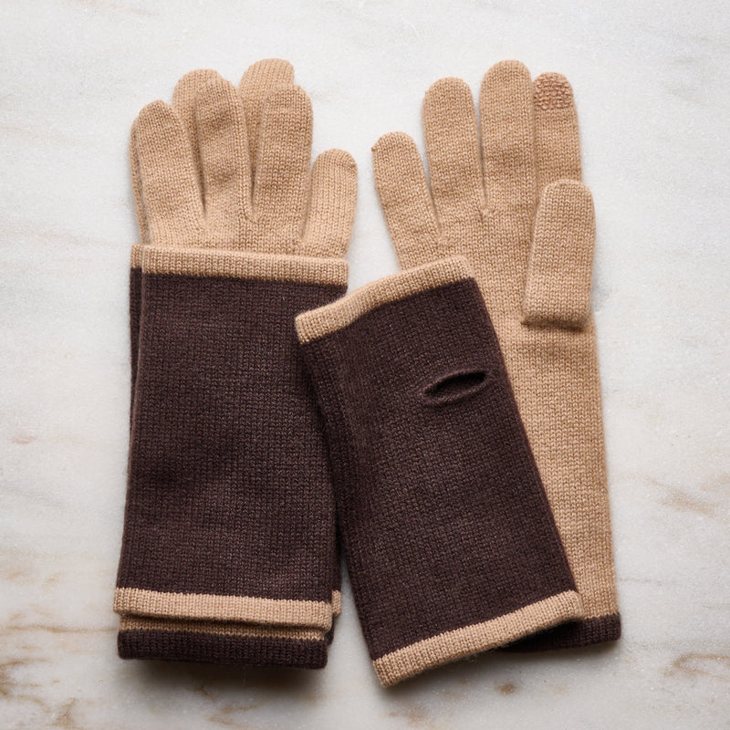 3-in-1  Cashmere Gloves