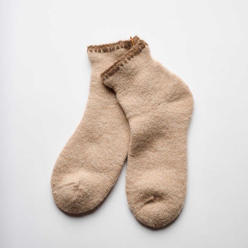 Alpaca & Organic Cotton Socks/Slippers-Japan