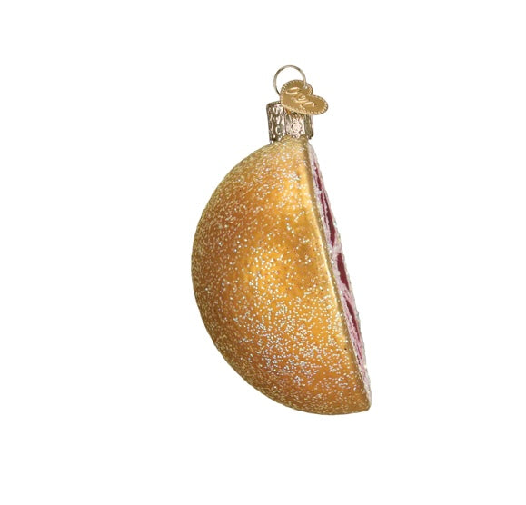 Glass Grapefruit Ornament