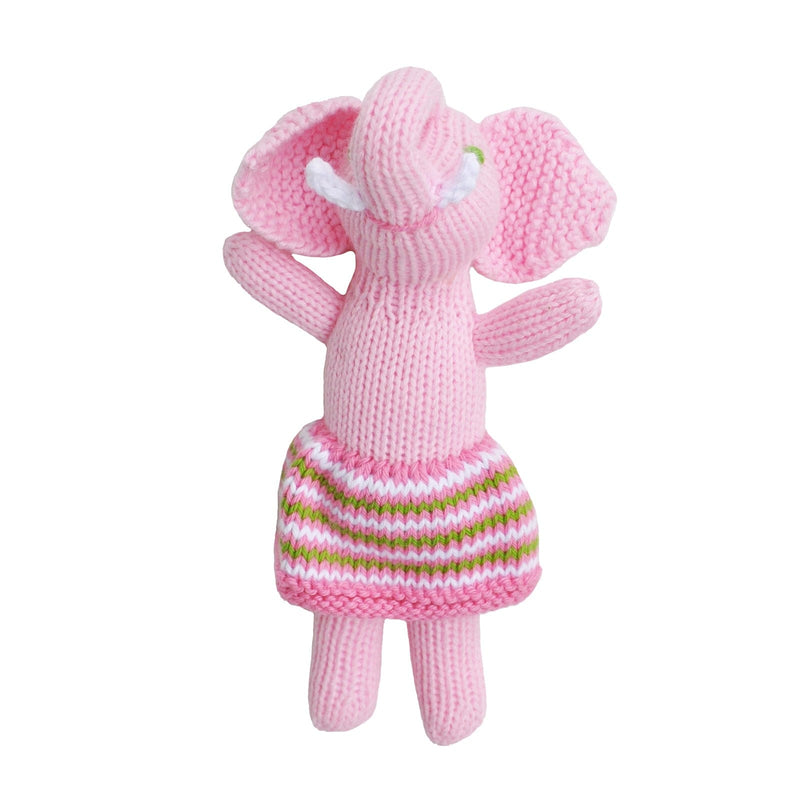 Pink Elephant Rattle – Blanche + Mimi