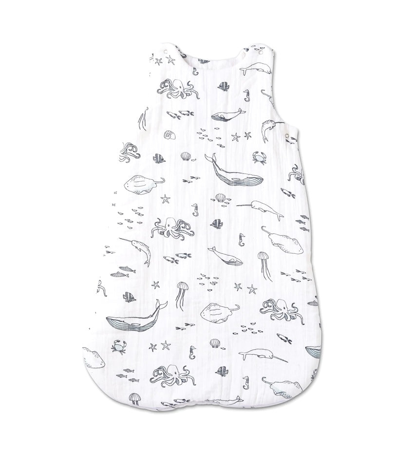 Organic Cotton Sleep Sack Blanche + Mimi